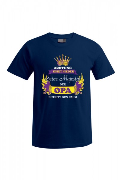 Seine Majestät - der Opa - das Shirt für die besten Opas der Welt